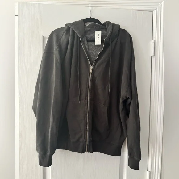 Brandy Melville John Galt Christy Hoodie Black - Picture 4 of 7